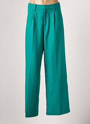 Pantalon larg verde GRACE & MILA femeie
