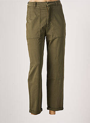 Pantalon drept elasticitate mărime normală verde REIKO femeie