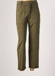 Pantalon drept elasticitate mărime normală verde REIKO femeie