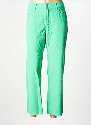 Pantalon 7/8 verde SIGNE NATURE femeie