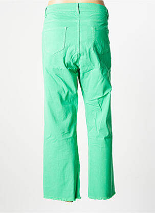 Pantalon 7/8 talie înaltă talie înaltă verde SIGNE NATURE femeie