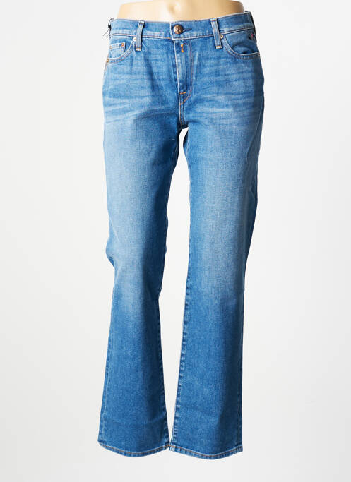 Blugi cu croială dreaptă albastru REPLAY femeie