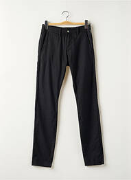 Pantalon chino elasticitate mărime normală negru LE TEMPS DES CERISES homme
