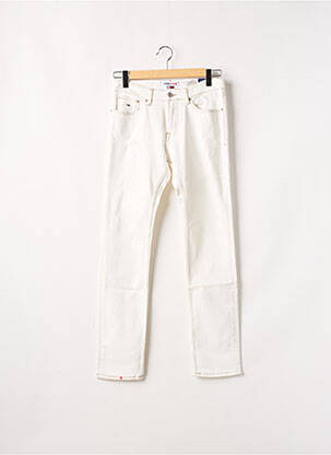 Blugi cu croială slim subțire mărime normală alb TOMMY HILFIGER homme