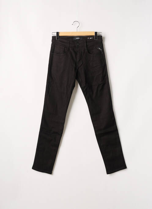 Blugi cu croială slim negru REPLAY bărbat