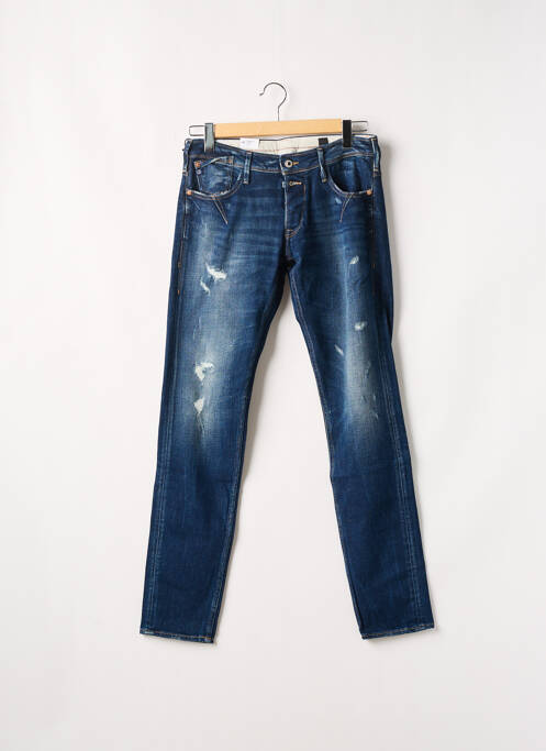 Blugi cu croială slim albastru LE TEMPS DES CERISES bărbat