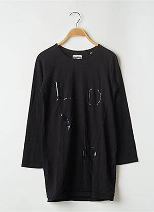 Rochie scurtă mâneci lungi mâneci lungi negru CHILLAROUND fată
