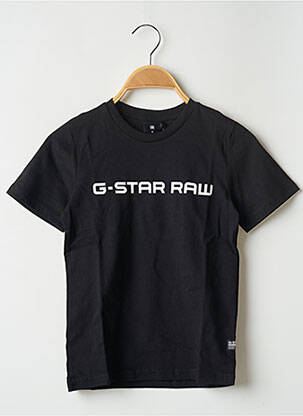 Tricou țesătură jersey mâneci scurte negru G STAR băiat