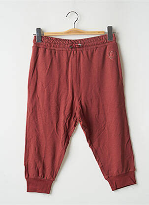 Pantalon trei sferturi talie elastică talie elastică roșu CHILLAROUND fată