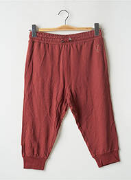 Pantalon trei sferturi buzunare talie elastică roșu CHILLAROUND fille