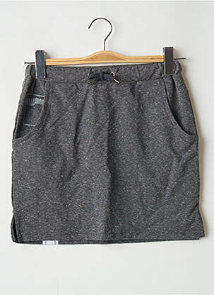Fustă scurtă gri CHILLAROUND fată