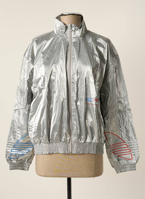 Jachete casual buzunare gri ADIDAS femme