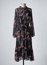 Rochie lungă mâneci lungi mâneci lungi negru MOLLY BRACKEN femeie