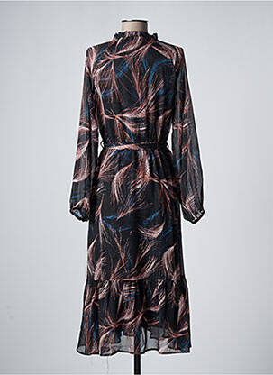 Rochie lungă mâneci lungi mâneci lungi negru MOLLY BRACKEN femeie