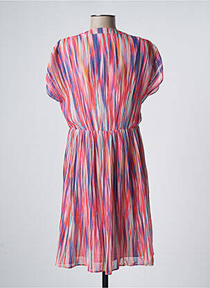 Rochie midi mâneci scurte mâneci scurte roz MOLLY BRACKEN femeie