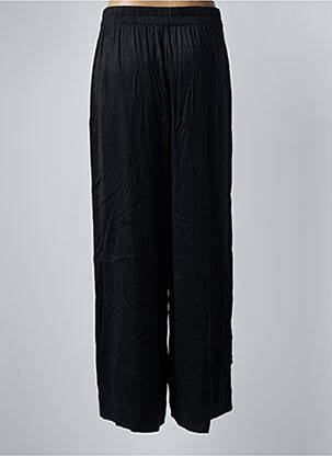 Pantalon larg buzunare talie înaltă negru SEE U SOON femeie
