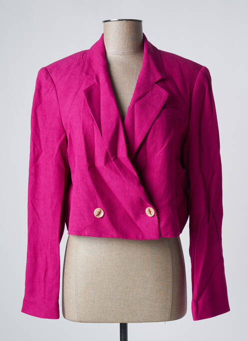 Sacou finisaj interior dublat roz SEE U SOON femme