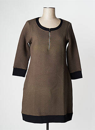 Rochie scurtă mâneci 3/4 mâneci 3/4 verde MADO ET LES AUTRES femeie