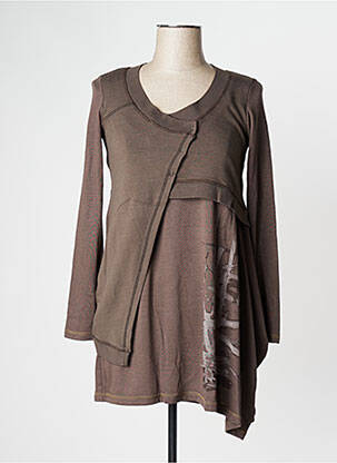 Rochie scurtă maro MADO ET LES AUTRES femeie