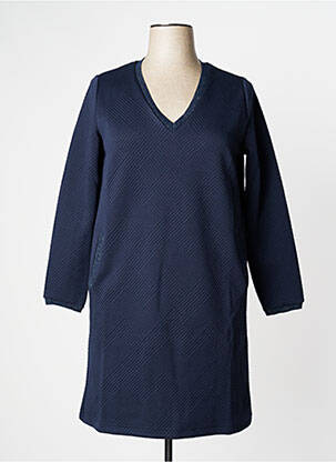 Rochie midi mâneci lungi mâneci lungi albastru ÉTYMOLOGIE femeie