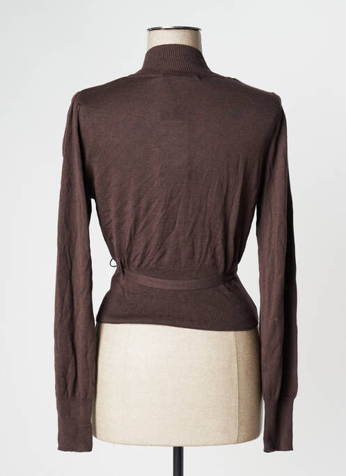 Vestă cu mâneci lungi maro MADO ET LES AUTRES femeie