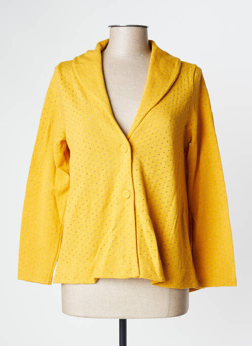 Vestă cu mâneci lungi galben MALOKA femeie