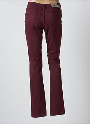 Pantalon slim țesătură poplin mărime normală roșu WALTRON femeie