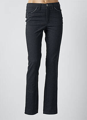 Pantalon slim țesătură poplin mărime normală gri WALTRON femeie