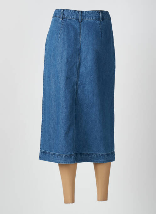 Fustă midi albastru ÉTYMOLOGIE femeie