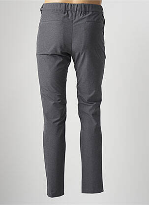 Pantalon slim țesătură poplin mărime normală gri MANUFACTURE bărbat