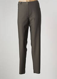Pantalon slim talie elastică mărime normală verde EAST DRIVE femme