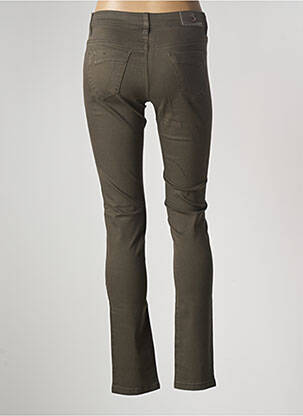 Pantalon drept elasticitate mărime normală verde S.QUISE femeie