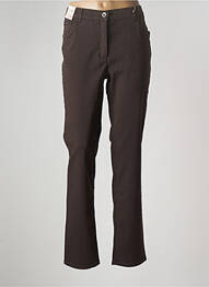 Pantalon slim talie elastică mărime normală maro GERKE MY PANTS femme