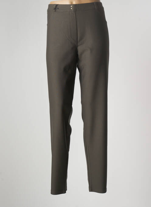 Pantalon slim verde EAST DRIVE femeie
