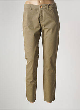 Pantalon chino maro KANOPE femeie