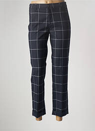 Pantalon 7/8 închidere cu fermoar sub clapetă cu nasturi mărime normală albastru WALTRON femme