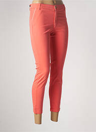 Pantalon 7/8 elasticitate mărime normală portocaliu WALTRON femme