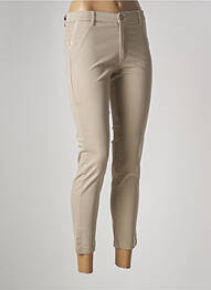 Pantalon 7/8 elasticitate mărime normală maro WALTRON femme