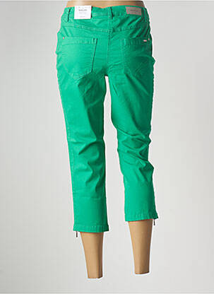 Pantalon trei sferturi elasticitate mărime normală verde BRANDTEX femeie