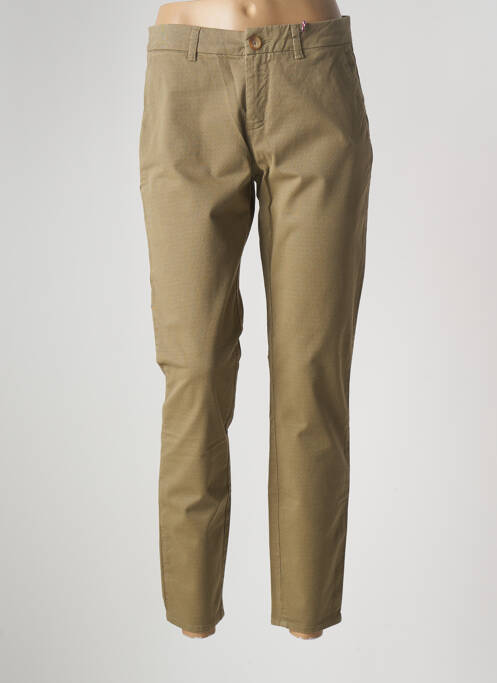 Pantalon chino maro KANOPE femeie