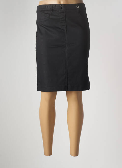 Fustă midi negru EAST DRIVE femeie