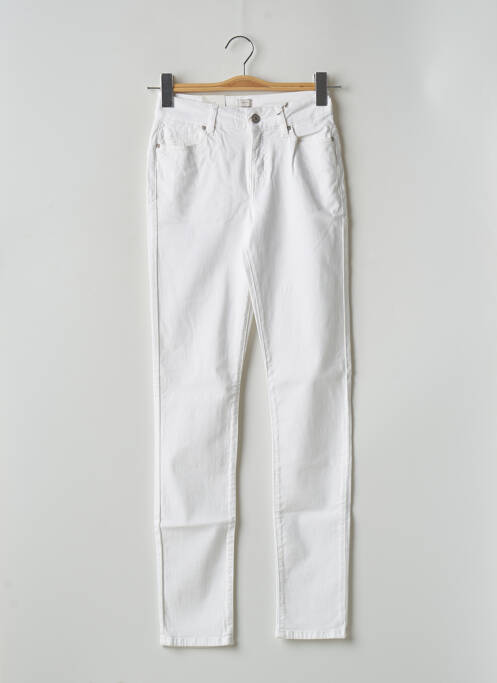 Pantalon slim alb KANOPE femeie