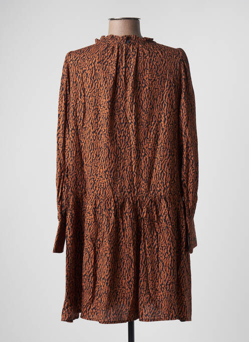 Rochie scurtă maro ESCANDELLE femeie