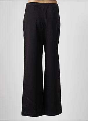Pantalon larg țesătură poplin mărime normală negru Y.A.S femeie