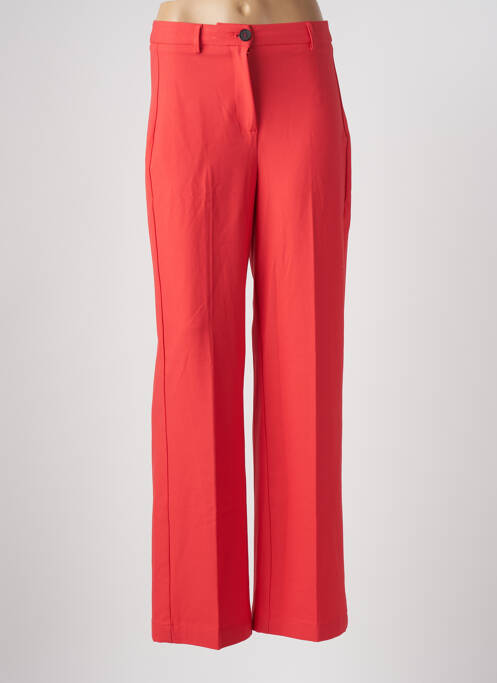 Pantalon drept portocaliu VERO MODA femeie