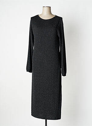 Rochie lungă mâneci lungi mâneci lungi negru TIFFOSI femeie