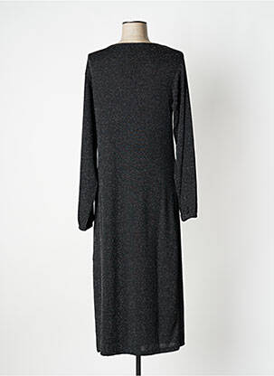 Rochie lungă mâneci lungi mâneci lungi negru TIFFOSI femeie