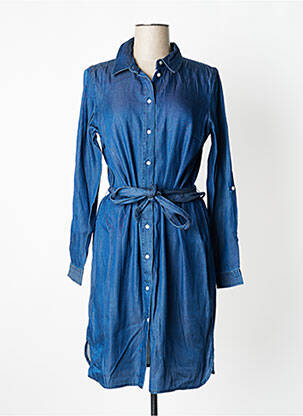 Rochie midi mâneci lungi mâneci lungi albastru VILA femeie