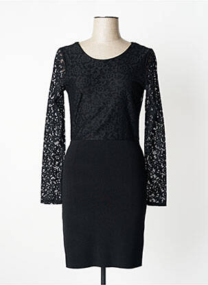 Rochie scurtă mâneci lungi mâneci lungi negru MORGAN femeie