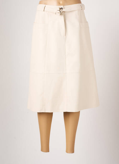 Fustă midi bej MORGAN femeie